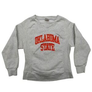 Oklahoma State Sweatshirt Womens XL‎ Knights Crewneck Pullover Gray College